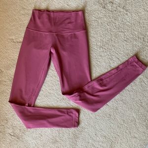 Dusty pink LULU LEMON LEGGINGS